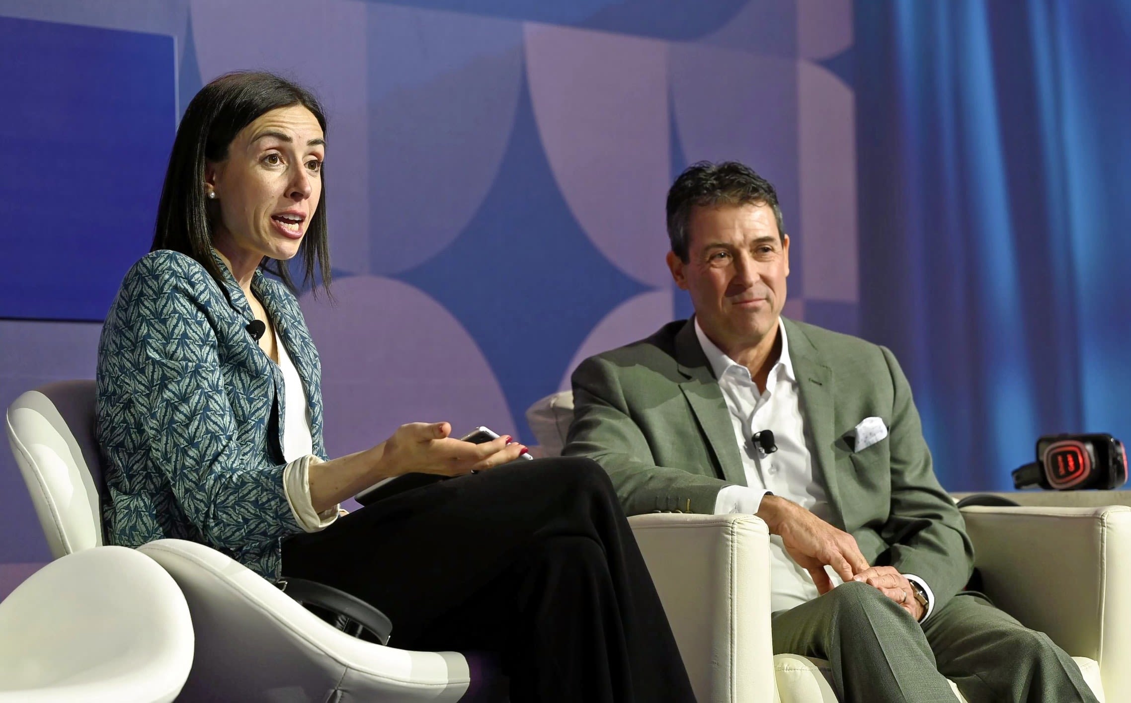 onstage during a session by Cirque du Soleil's Chief Show operations officer