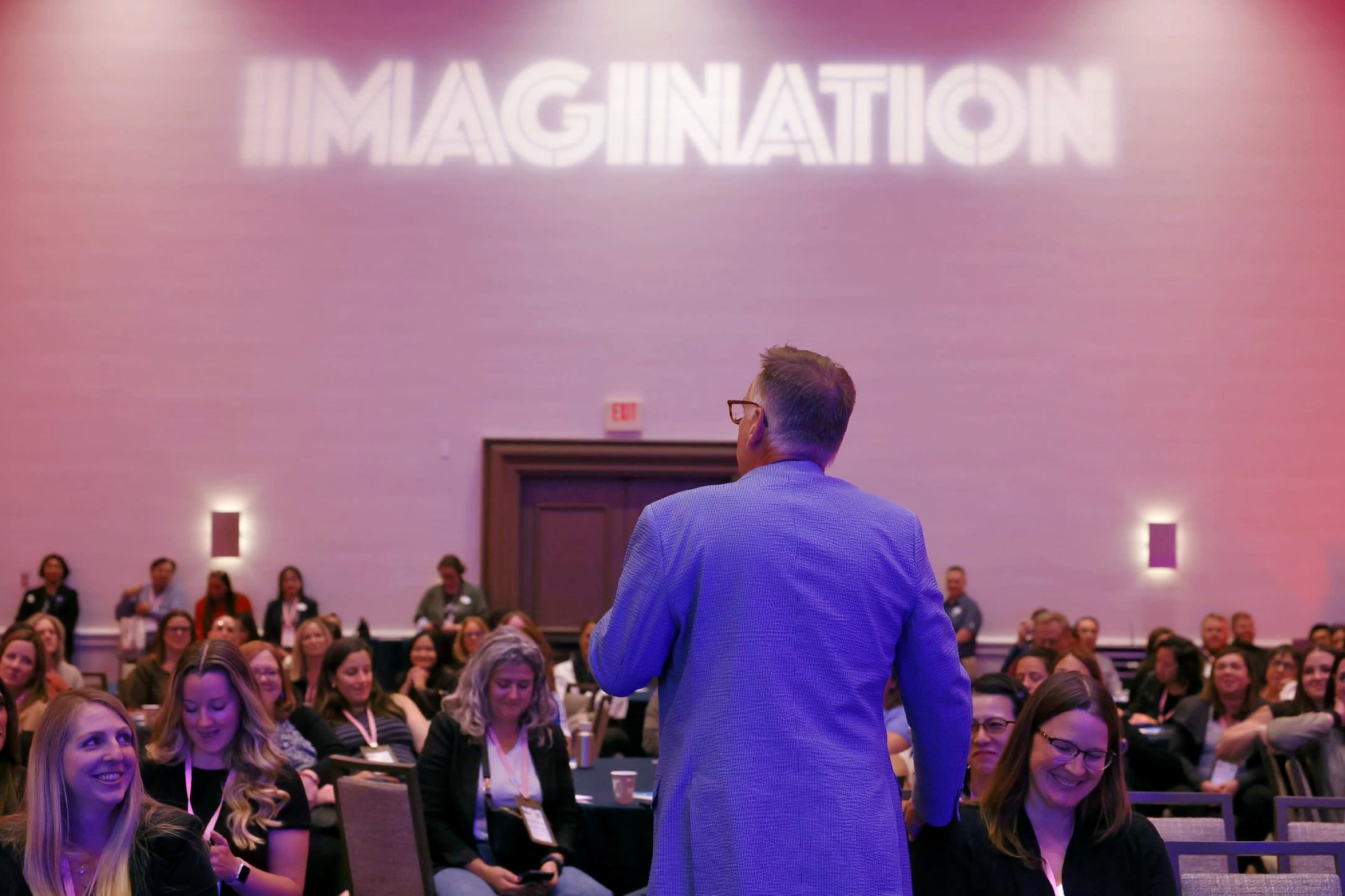 Man addressing audience