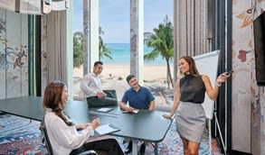 Beachside meeting room